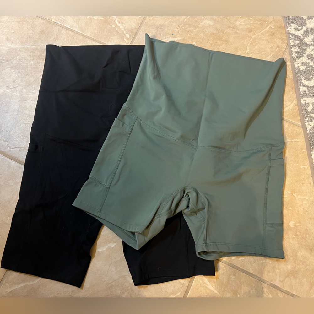 Set of 2 maternity spandex